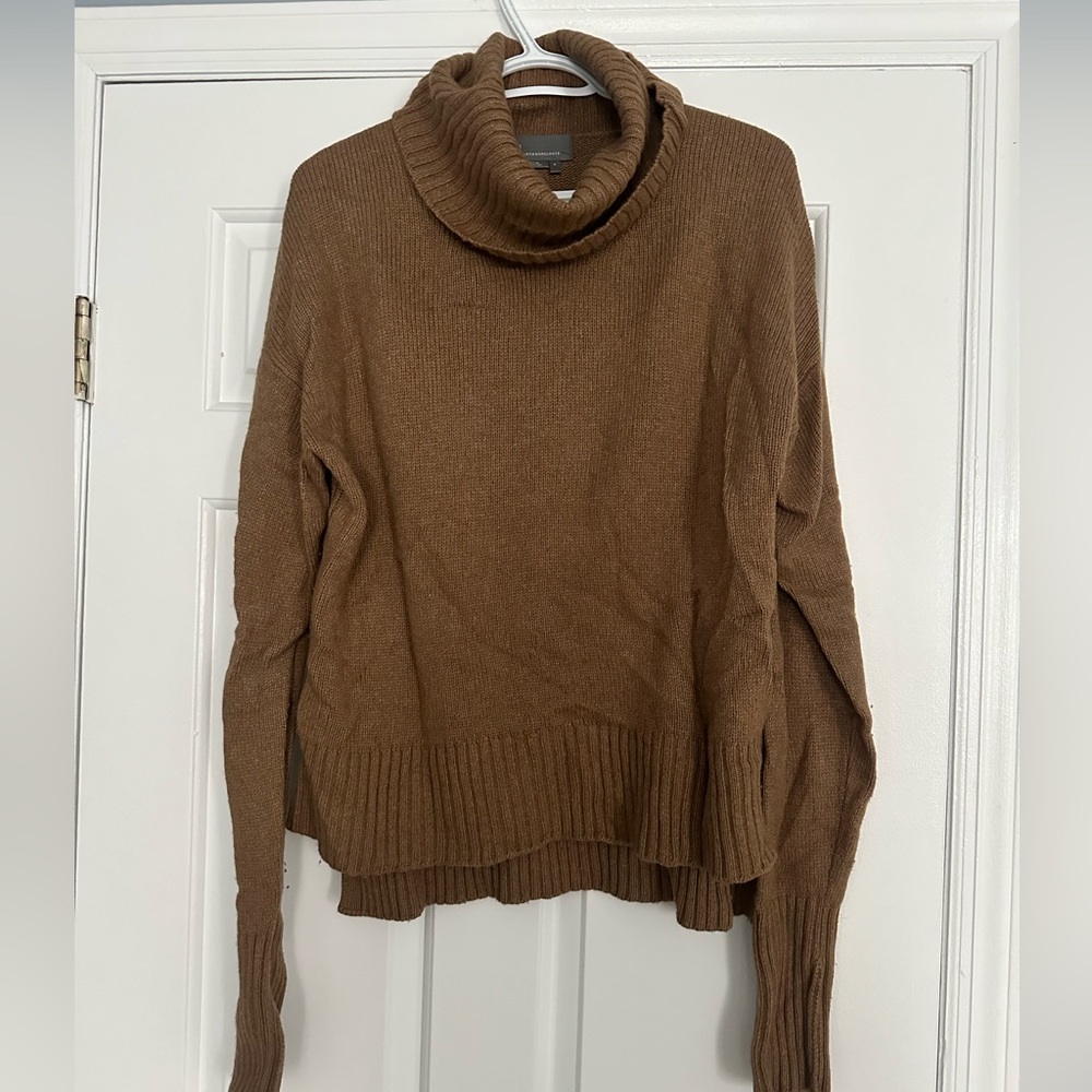 Anthropologie cowl neck sweater - Brown